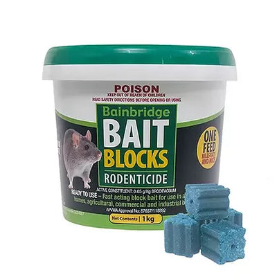 Bainbridge Rodent Bait Blocks 1kg