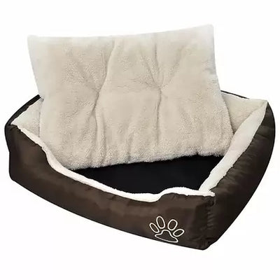 Warm Dog Bed With Padded Cushion S