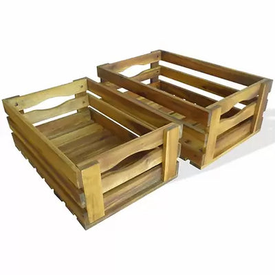 Apple Fruit & Vegetable Crates X 2