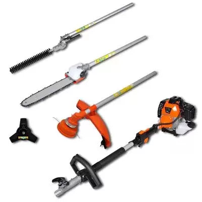 Multi-Tool Hedge & Grass Trimmer, Chain Saw, Brush Cutter
