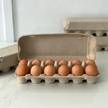 Eco-Friendly Premium Recycled Paper Pulp Egg Cartons - 150 pack