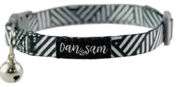 Dan & Sam Adjustable Polyester Webbing Collar Abstract
