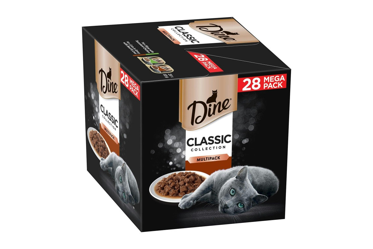 Dine Classic Collections Cat Food Succulent Selection Beef & Liver In Gravy 28 Pack