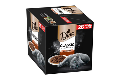 Dine Classic Collections Cat Food Succulent Selection Beef & Liver In Gravy 28 Pack