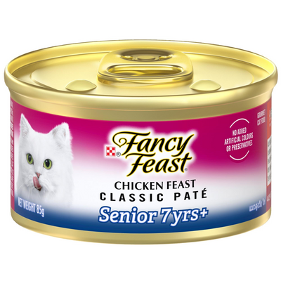 Fancy Feast Classic Senior Chicken Pate 24X85g