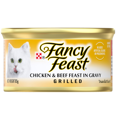 Fancy Feast Grilled Chicken & Beef 24x85g