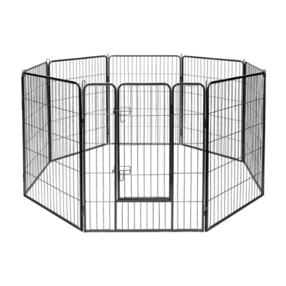 Heavy Duty 8 Panel Dog Playpen Enclosure - 24 / 60cm