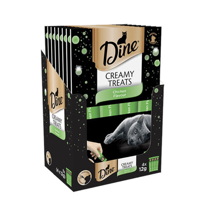 Dine Creamy Cat Treats Tuna Flavour 8pk x (4 x 12g)