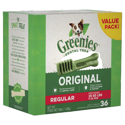 Greenies Dental Treats Original Regular For Dogs Mega Pack