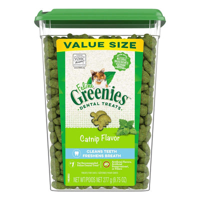 Greenies Catnip Cat Treat Tub 277g
