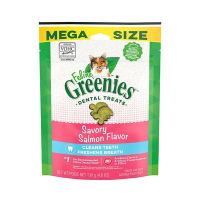 Greenies Feline Savoury Salmon Dental Treats 130g