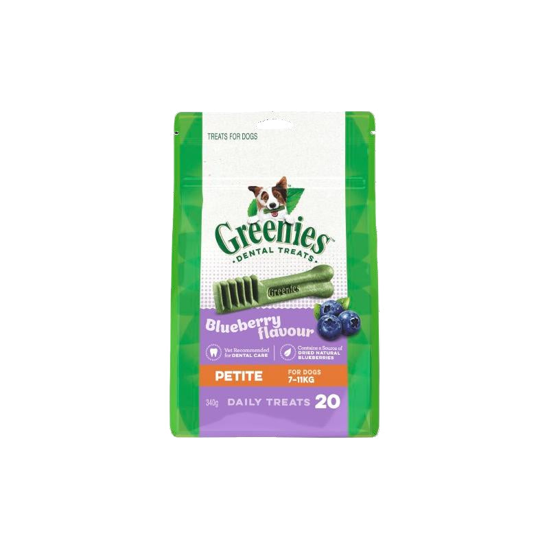 Greenies Canine Dental Dog Treats Blueberry Petite