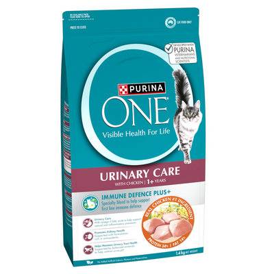 Purina One Adult Urinary Care Chicken Cat Dry Food 1.4kg