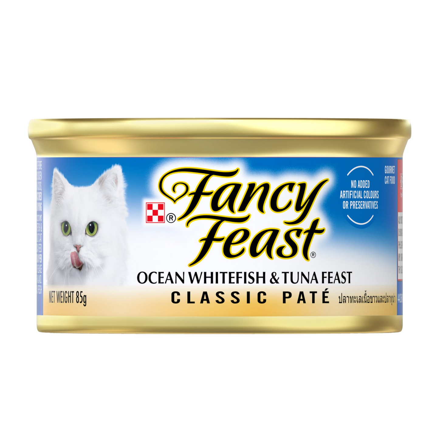 Fancy Feast Classic Ocean White Fish Pate 24X85g