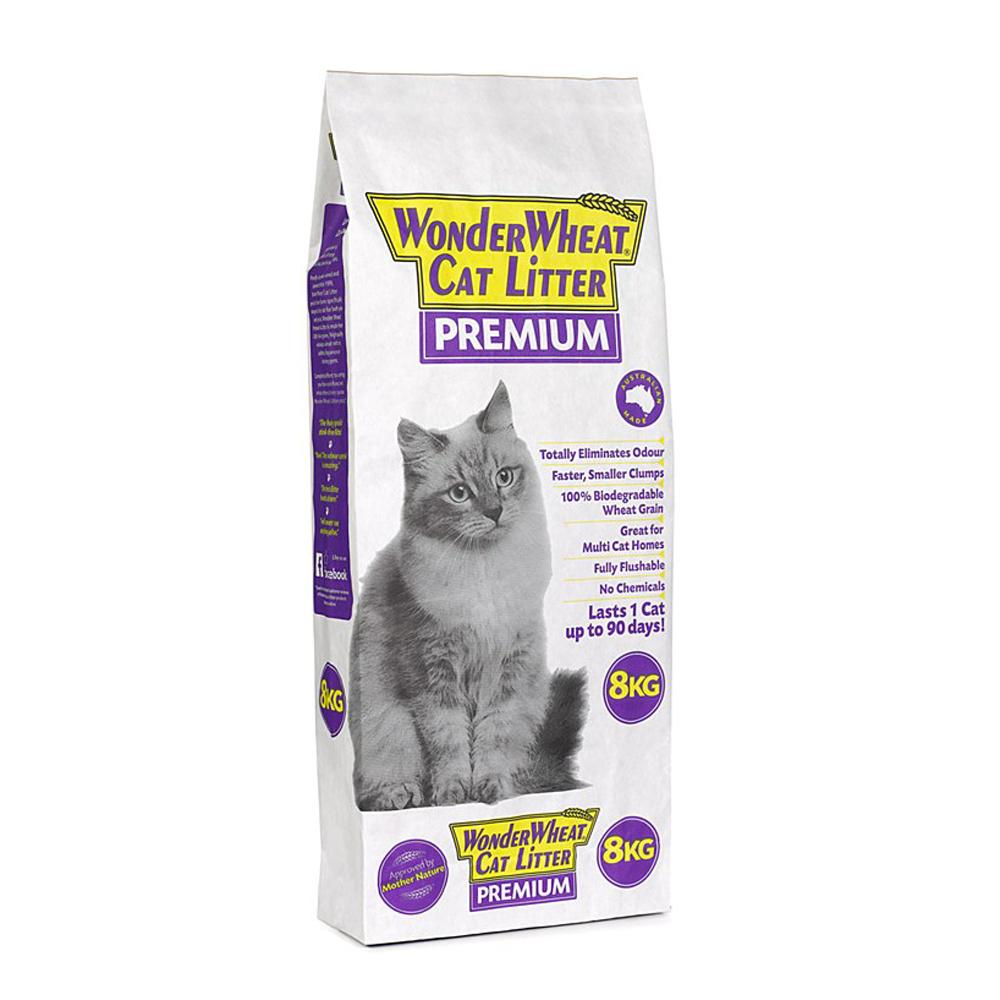 Wonder Wheat Cat Litter Premium 8kg