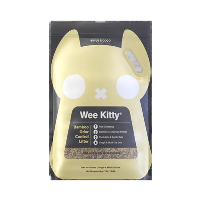 Rufus & Coco Wee Kitty Clumping Bamboo Cat Litter 4kg