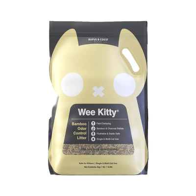 Rufus & Coco Wee Kitty Clumping Bamboo Cat Litter 9kg
