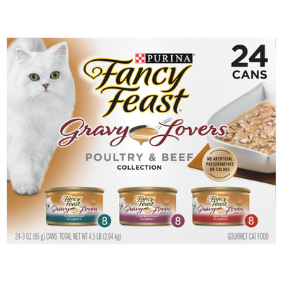 Fancy Feast Gravy Lovers Poultry & Beef 24X85g