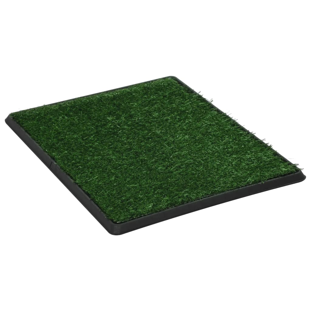 Andala Pets Pet Toilet with Tray & Faux Turf 64x51x3 cm