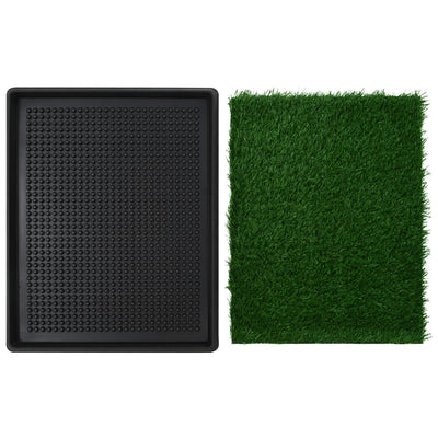Pet Toilet With Tray & Faux Turf 64X51X3cm