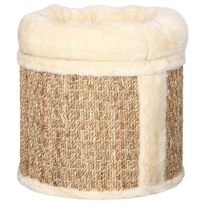 Cat House With Luxury Cushion 33cm Seagrass