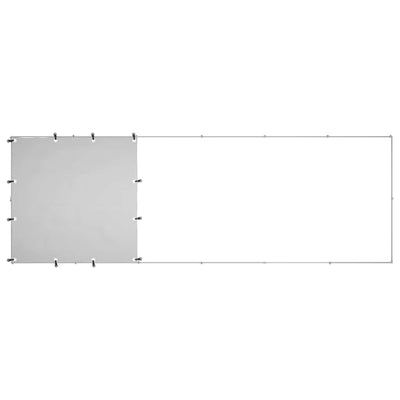 Dog Kennel Silver 330X110X110cm Steel