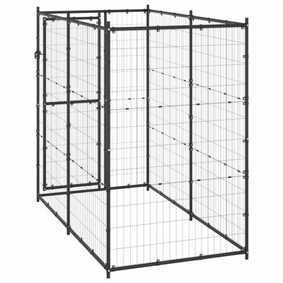 Outdoor Dog Kennel Steel 14.52 M