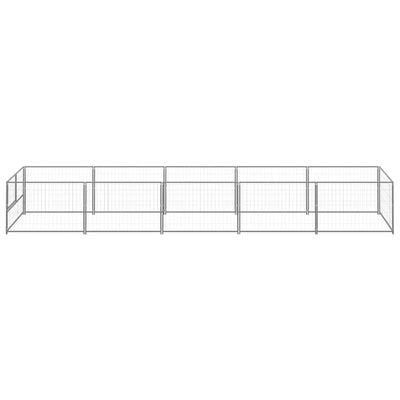 Dog Kennel Silver 5 m Steel