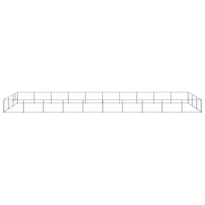 Dog Kennel Silver 30 m Steel
