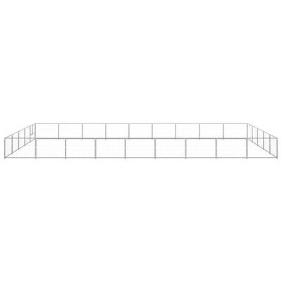 Dog Kennel Silver 45 m Steel