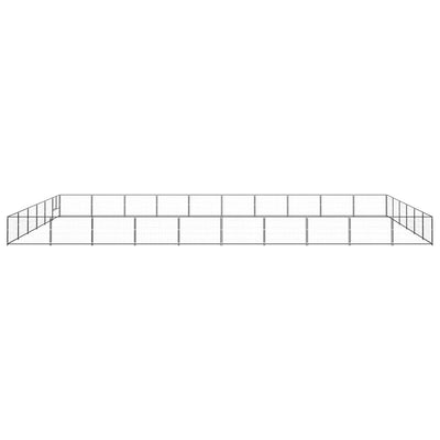 Dog Kennel Black 60 m Steel