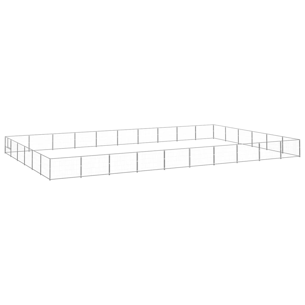 Andala Pets Dog Kennel Silver 60 m Steel
