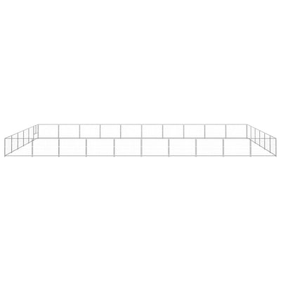 Dog Kennel Silver 60 m Steel