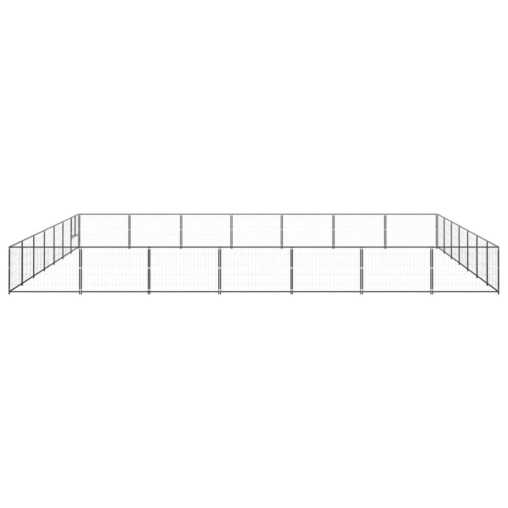 Andala Pets Dog Kennel Black 49 m Steel