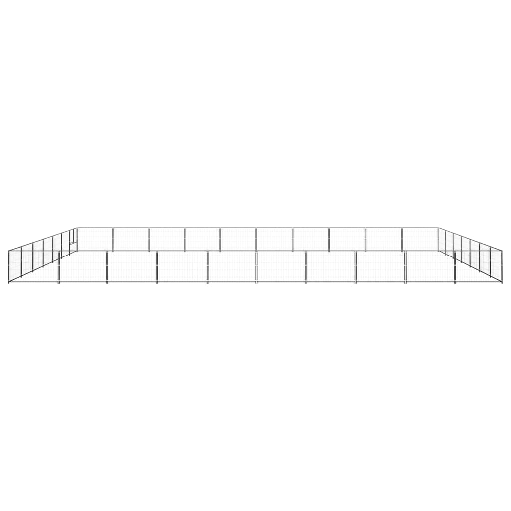Andala Pets Dog Kennel Black 70 m Steel