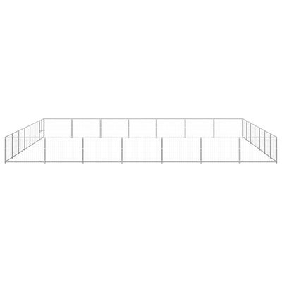 Dog Kennel Silver 49 m Steel