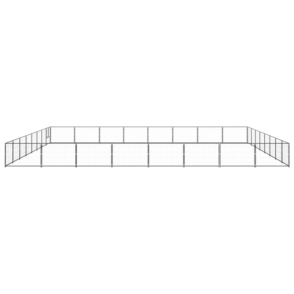 Andala Pets Dog Kennel Black 64 m Steel