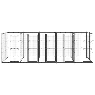 Outdoor Dog Kennel Steel 12.1 m