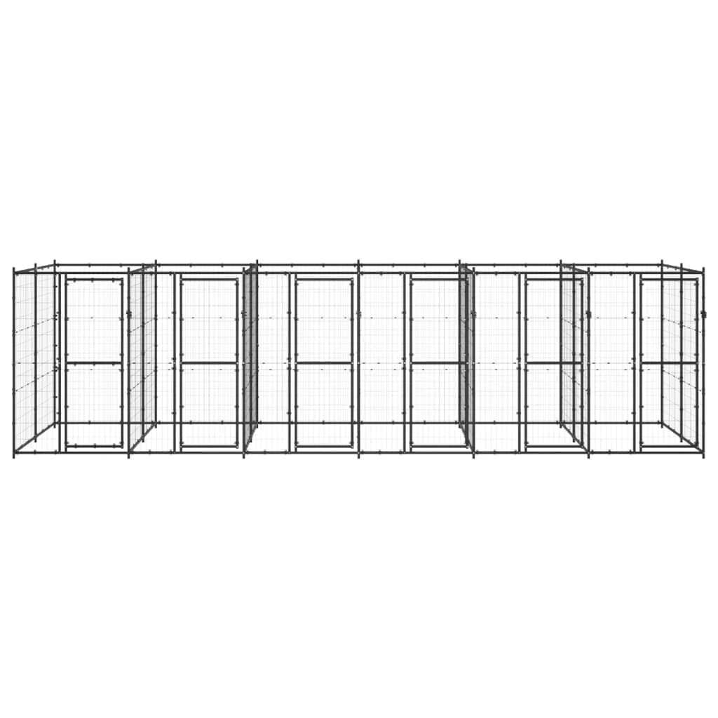 Andala Pets Outdoor Dog Kennel Steel 14.52 m