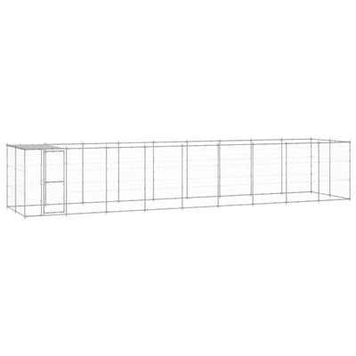 Outdoor Dog Kennel  with Roof 21.78 m
