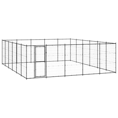 Outdoor Dog Kennel Steel 36.3 m
