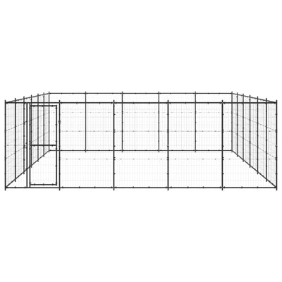 Outdoor Dog Kennel Steel 36.3 m