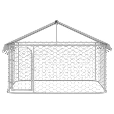 Outdoor Dog Kennel With Door & Roof 200X200X150cm