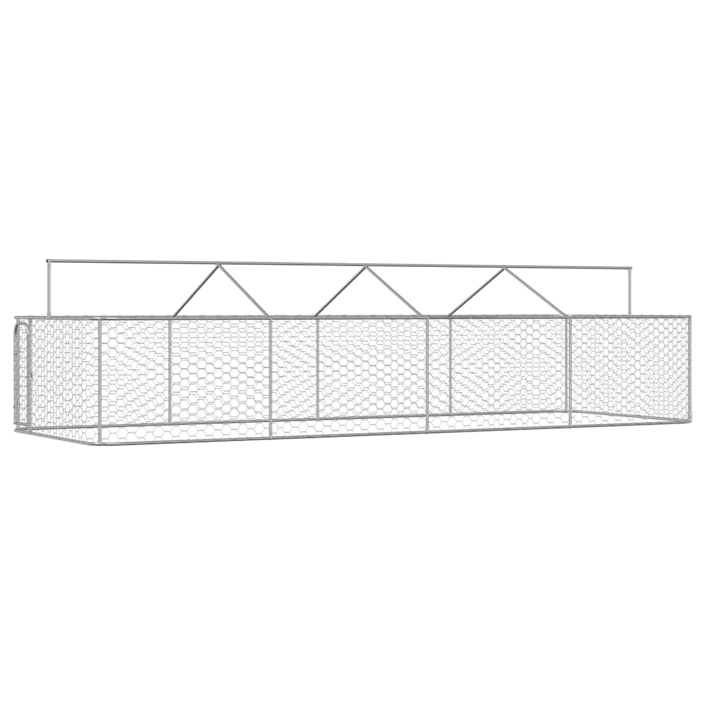 Outdoor Dog Kennel With Roof 600X200X150cm