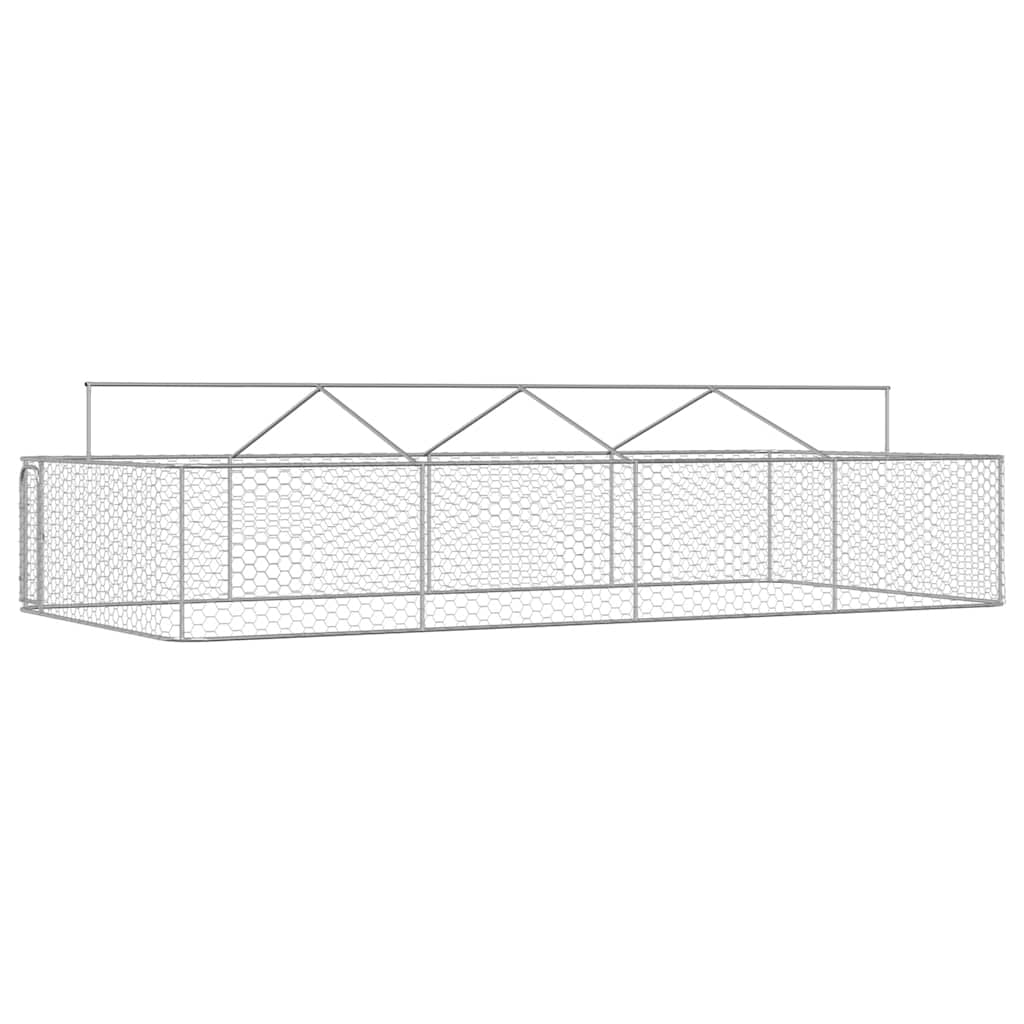 Outdoor Dog Kennel with Roof 600x300x150 cm