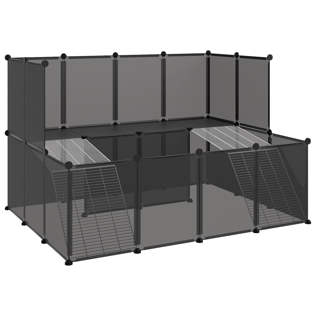 Andala Pets Small Animal Cage Black 143x107x93 cm and