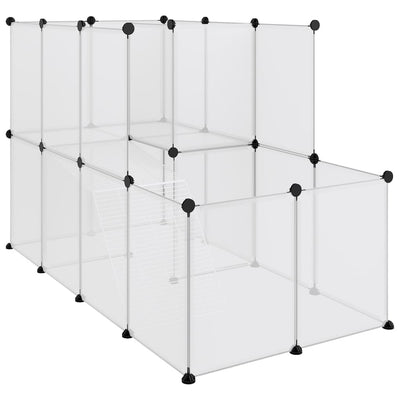 Small Animal Cage Transparent 142x74x93 cm