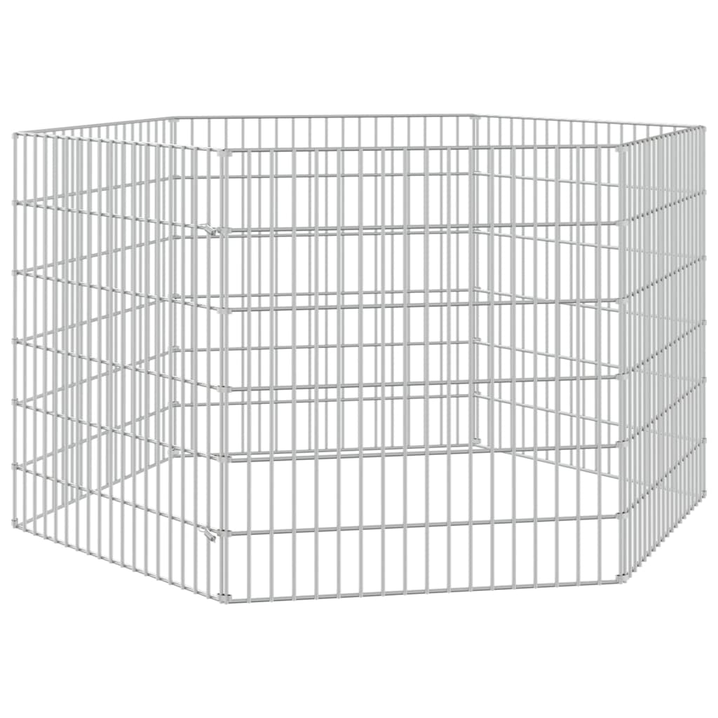 Free Range Animal Enclosure 6-Panel 54x60 cm