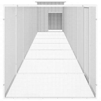 Chicken Coop Grey 700X91X100cm