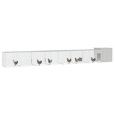 Chicken Cage Grey 800x91x100 cm